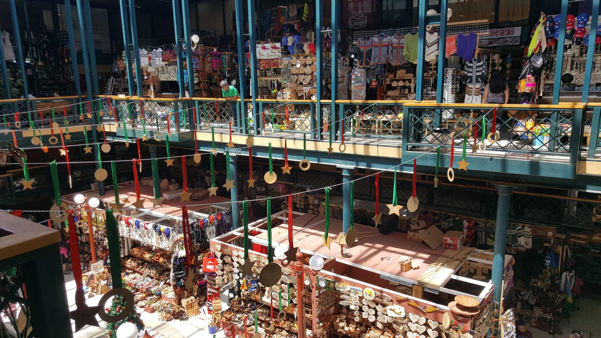 the mercado in Valdivia, Chile where you buy a lot of souvenirs for cheap