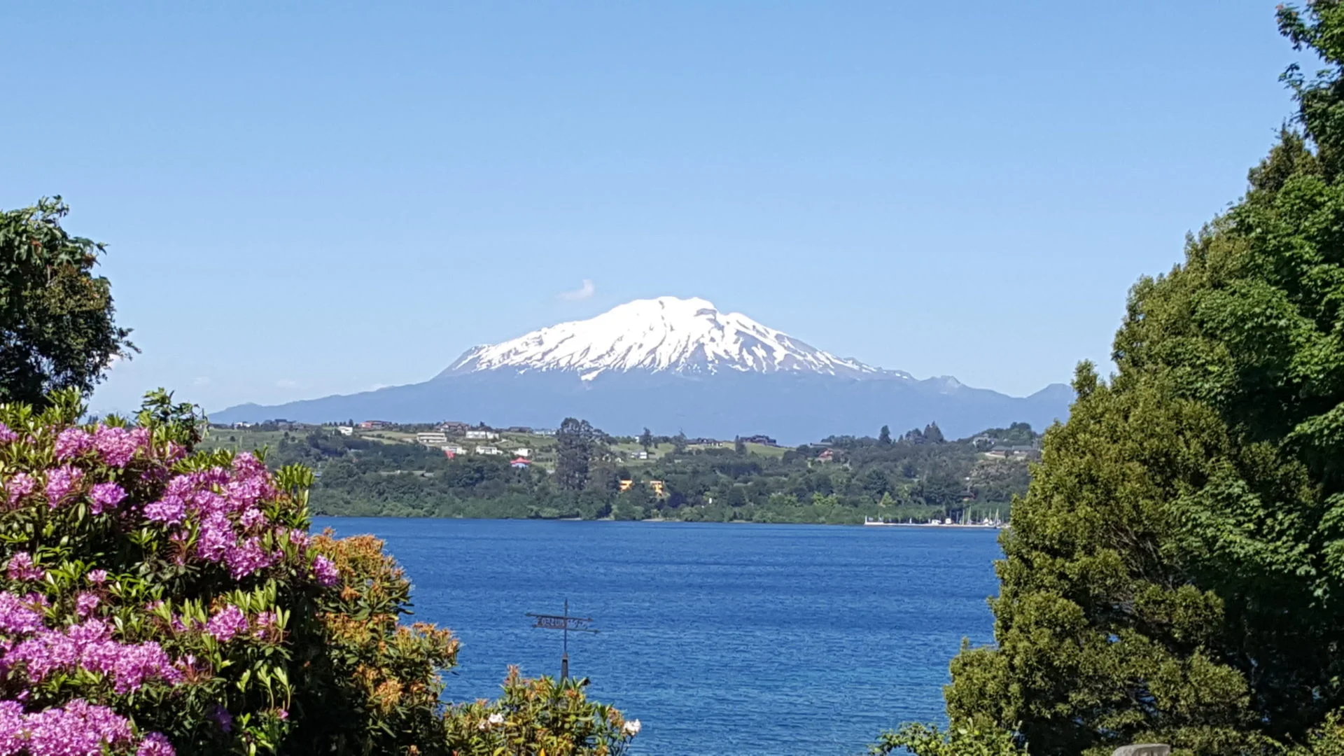 views of Lago Llanquihue in Puerto Varas, Chile