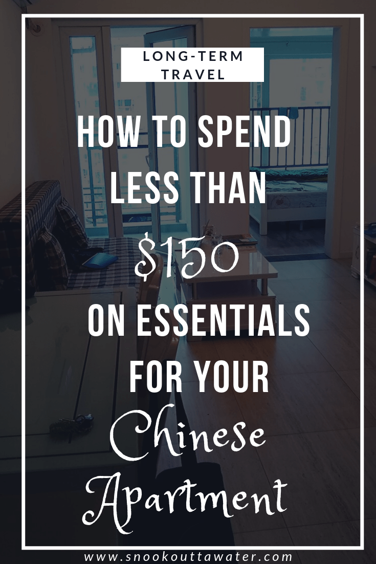 how to spend very little on apartment essentials for your new apartment in china