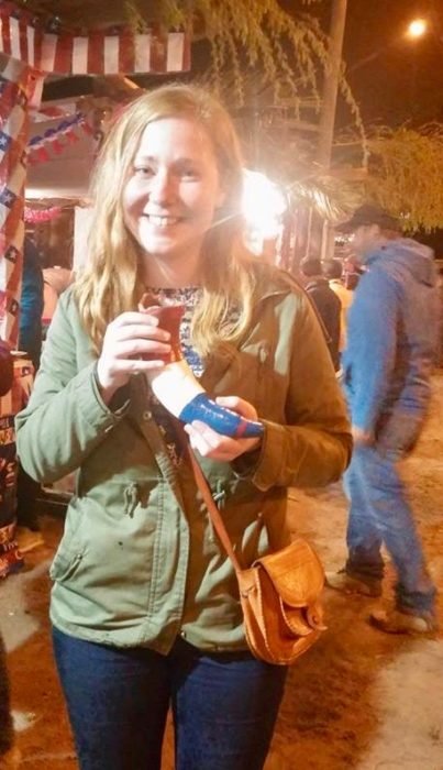 Drinking chicha in Chile during their Independence Day festivities