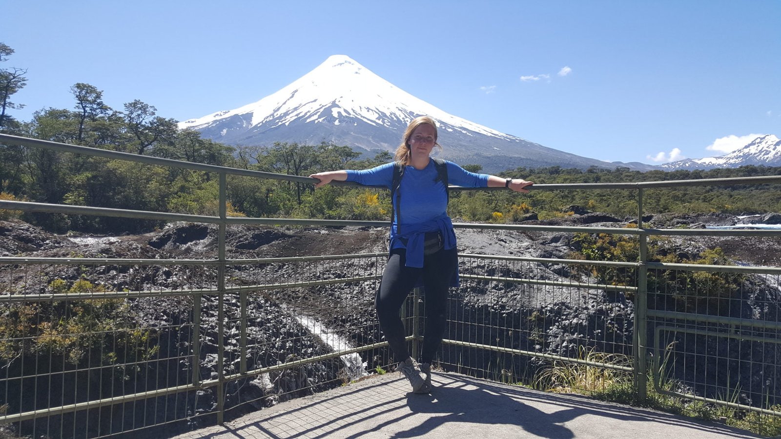 Me traveling in Puerto Varas, Chile