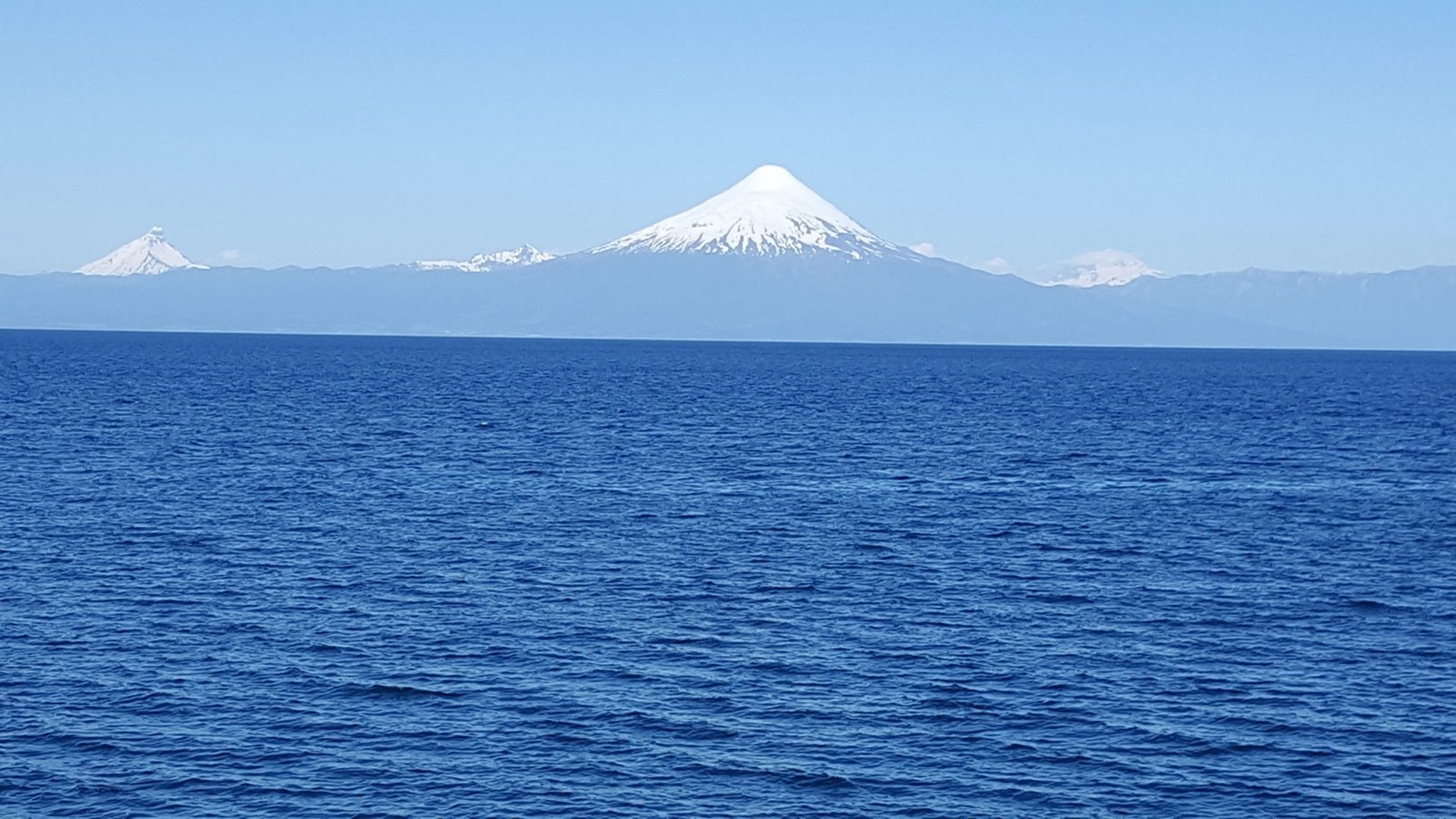 An after picture of the Lake llanquihue at Puerto Varas when the clouds lifted