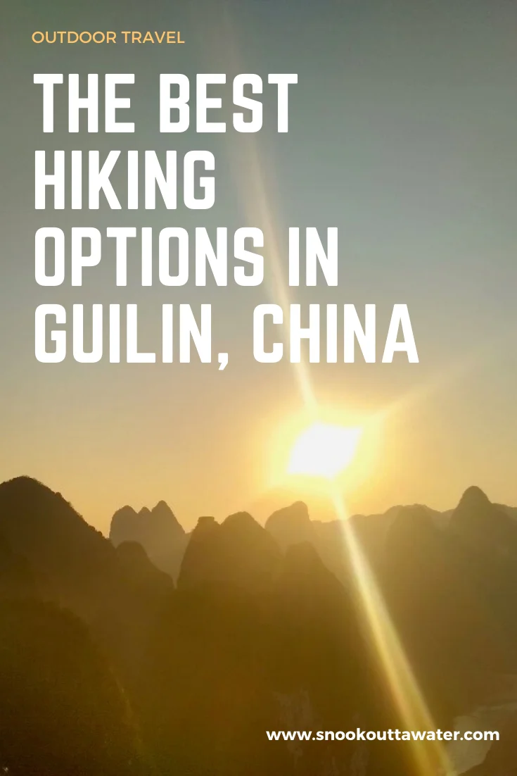 The Best Places to Go Hiking in Guilin, China Hiking in Guilin, China | The best hiking options in Guilin and surrounding area. The hikes range from 45-minutes to hours, suitable for all different levels of fitness.