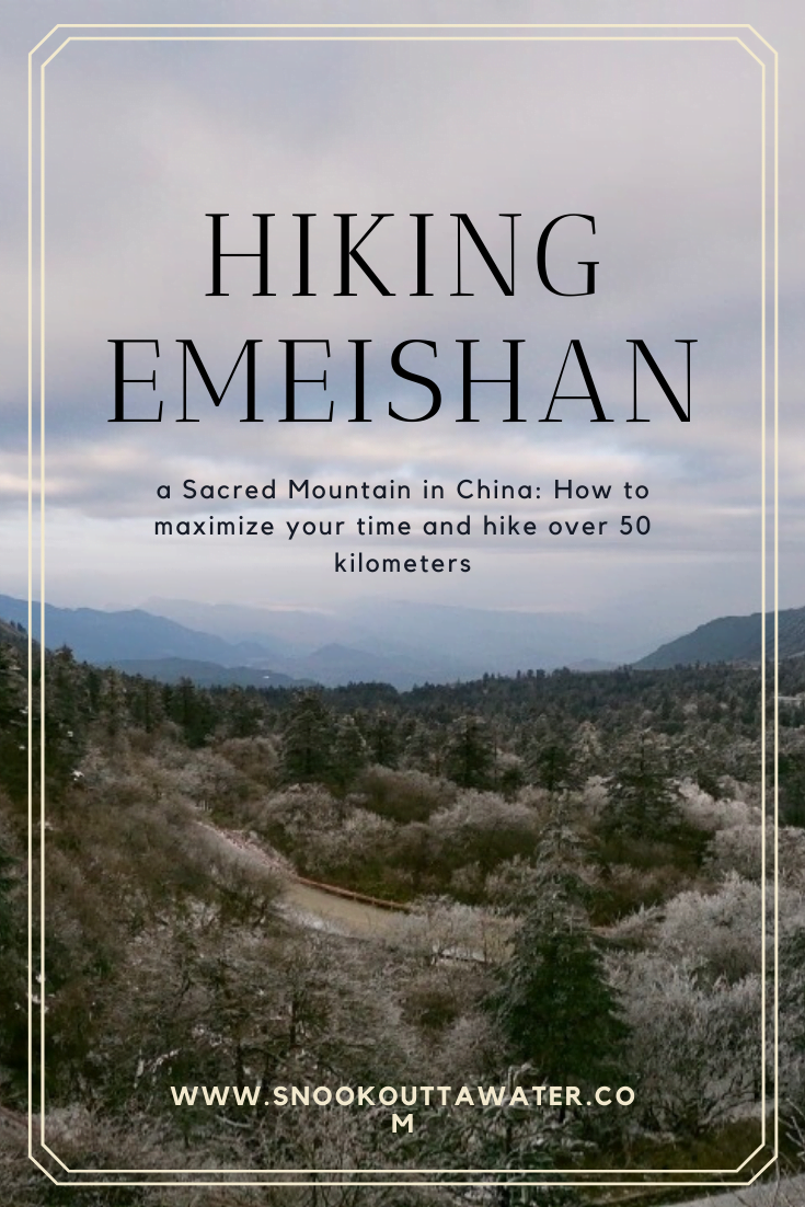 Hiking Emeishan | Want to challenge yourself and visit one of the 4 Sacred Mountains in China? Here's how to hike this mountain on a 2-day trip. 