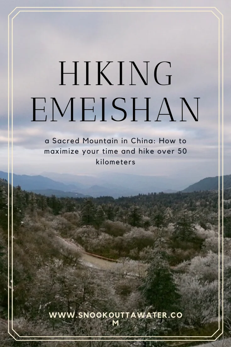 2 Hiking Emeishan | Want to challenge yourself and visit one of the 4 Sacred Mountains in China? Here's how to hike this mountain on a 2-day trip.
