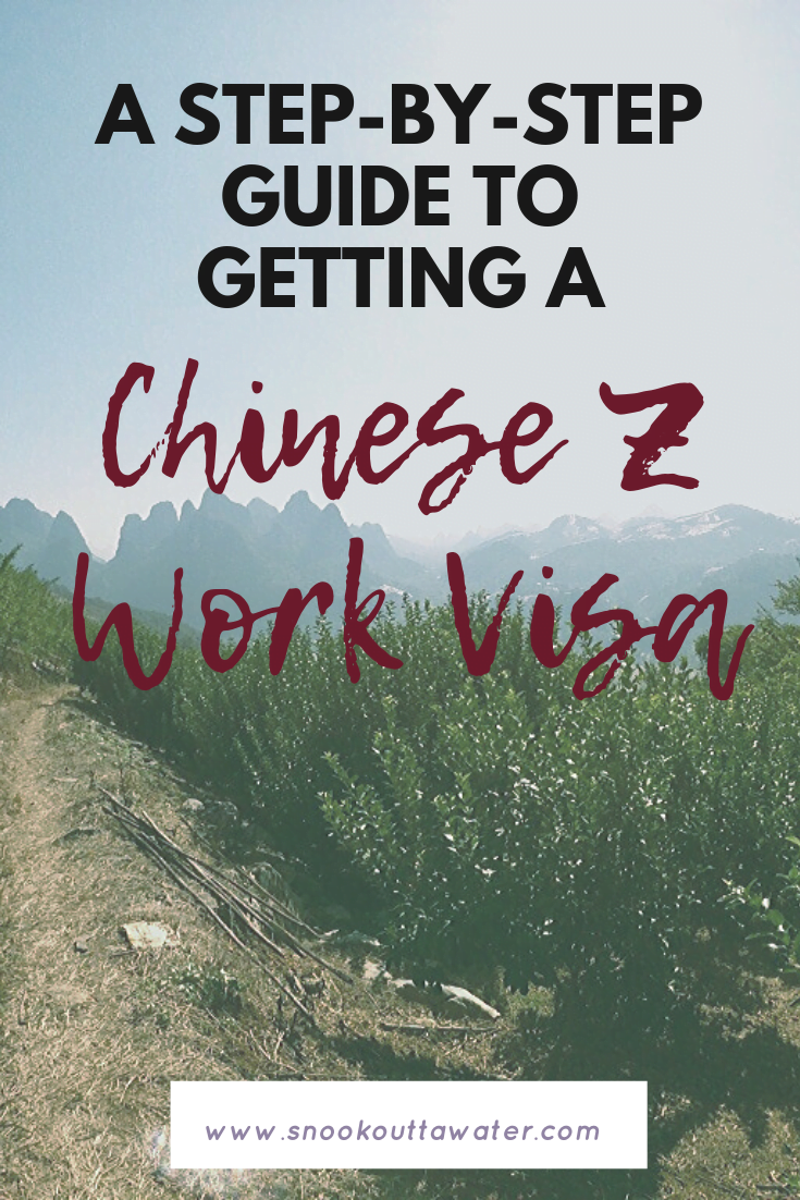 The complete guide to getting a Chinese Z Work Visa, including both pre-departure and post-arrival step-by-step information.