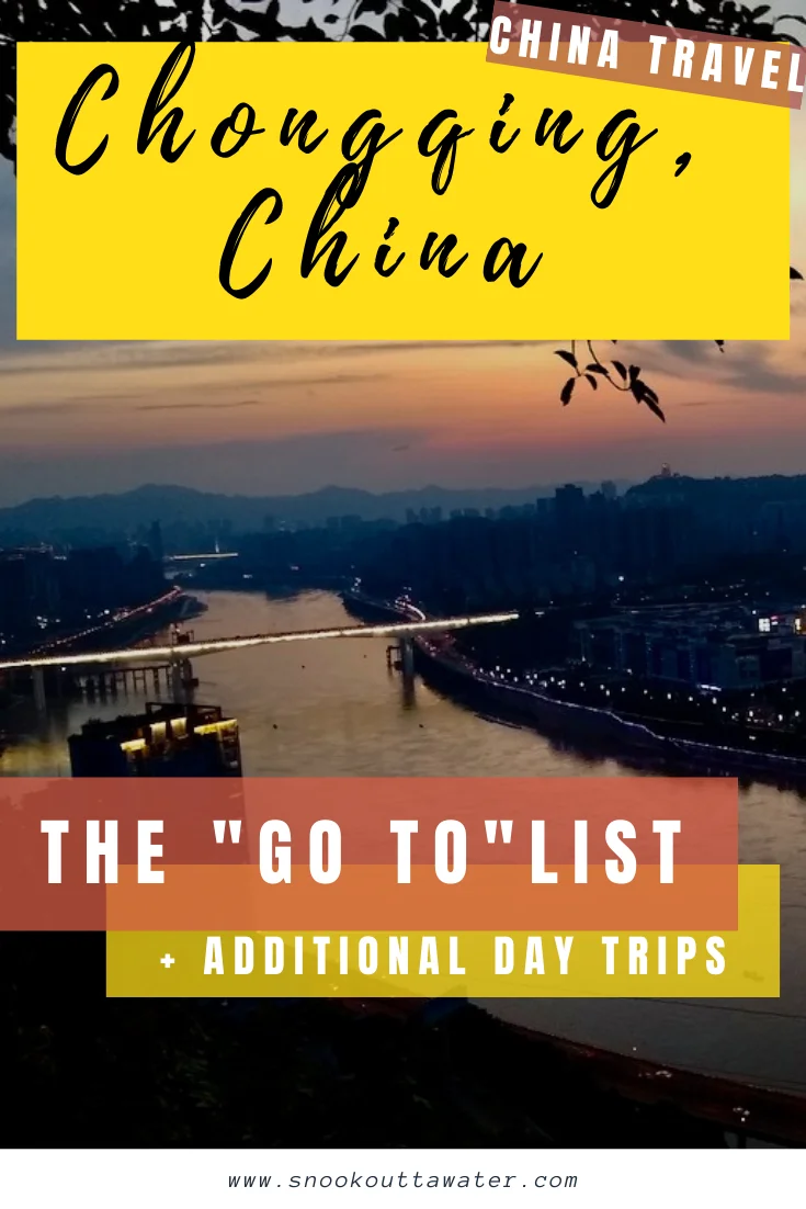 The best things to do in Chongqing: an itinerary that can easily be lengthened or shortened depending on time, and includes all the best sights.